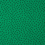 Crepe Poliéster Muito Caimento Bolinhas 7mm Verde - Ribes y Casals