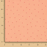 Crepe Poliéster Muito Caimento Bolinhas Mini Coral - Ribes y Casals