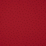 Crepe Poliéster Muito Caimento Bolinhas Mini Vermelho - Ribes y Casals