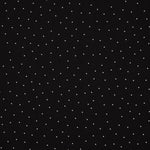 Crepe Poliéster Muito Caimento Bolinhas Mini Preto - Ribes y Casals