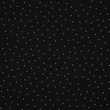 Crepe Poliéster Muito Caimento Bolinhas Mini Preto - Ribes y Casals