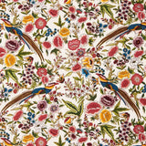 Crepe Poliéster Muito Caimento Estampado Xale Beija-flor Cru - Ribes y Casals