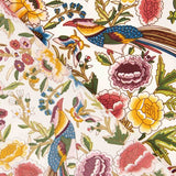 Crepe Poliéster Muito Caimento Estampado Xale Beija-flor Cru - Ribes y Casals