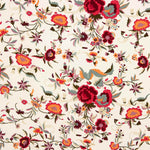 Crepe Poliéster Muito Caimento Estampado Xale Cru - Ribes y Casals