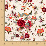 Crepe Poliéster Muito Caimento Estampado Xale Cru - Ribes y Casals