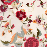 Crepe Poliéster Muito Caimento Estampado Xale Cru - Ribes y Casals