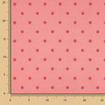 Jacquard Bolinhas Bicolor Coral - Ribes y Casals