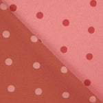 Jacquard Bolinhas Bicolor Coral - Ribes y Casals