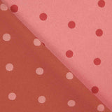 Jacquard Bolinhas Bicolor Coral - Ribes y Casals