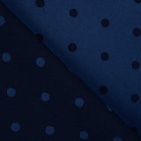 Jacquard Bolinhas Bicolor Marinho - Ribes y Casals