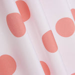 Popeline Flamenca Estampado Bolinhas 3cm Branco/Rosa - Ribes y Casals