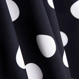Popeline Flamenca Estampado Bolinhas 3cm Preto/Branco - Ribes y Casals
