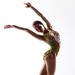 Lycra Velour Zebra Holográfica Laranjas - Ribes y Casals