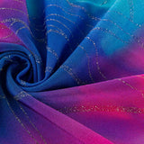 Lycra Tie Dye Lurex Fúcsia - Ribes y Casals