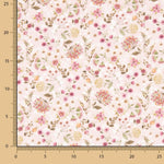 Viyela Algodão Flores de Ensueño Vermelho - Ribes y Casals