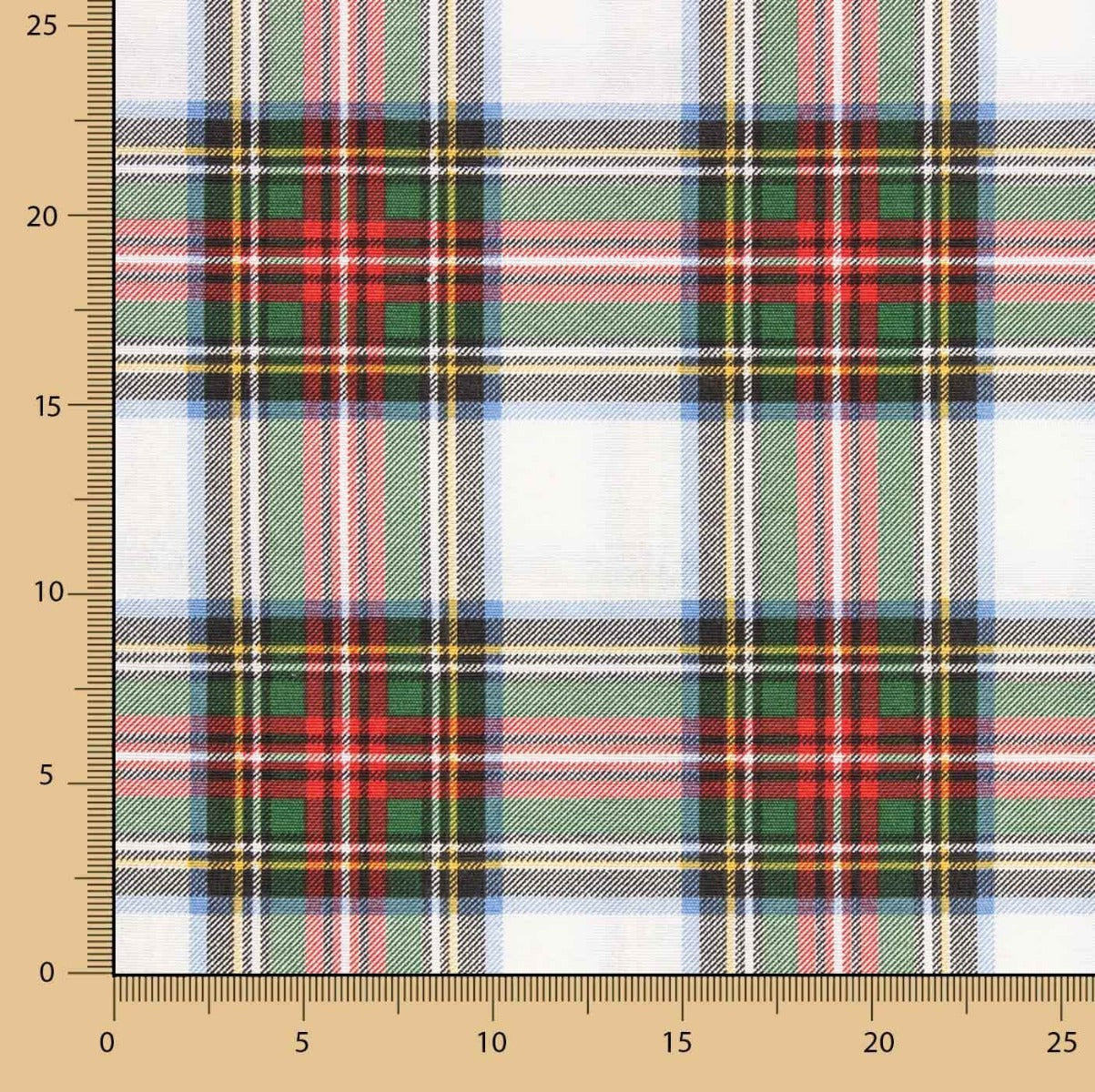 Loneta Navidad Cuadro Highland - Ribes y Casals