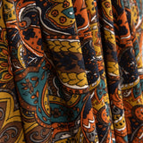 Malha de viscose com estampado Paisley multicolorido - Ribes y Casals