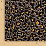 Viscose com padrão de leopardo cinzento - Ribes y Casals