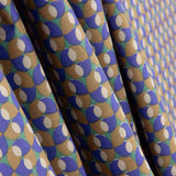 Algodão Percal Retro Azul-Verde - Ribes y Casals