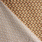 Algodão Percal Retro Kaky-Rosa - Ribes y Casals