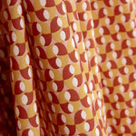 Algodão Percal Retro Ocre-Rosa - Ribes y Casals