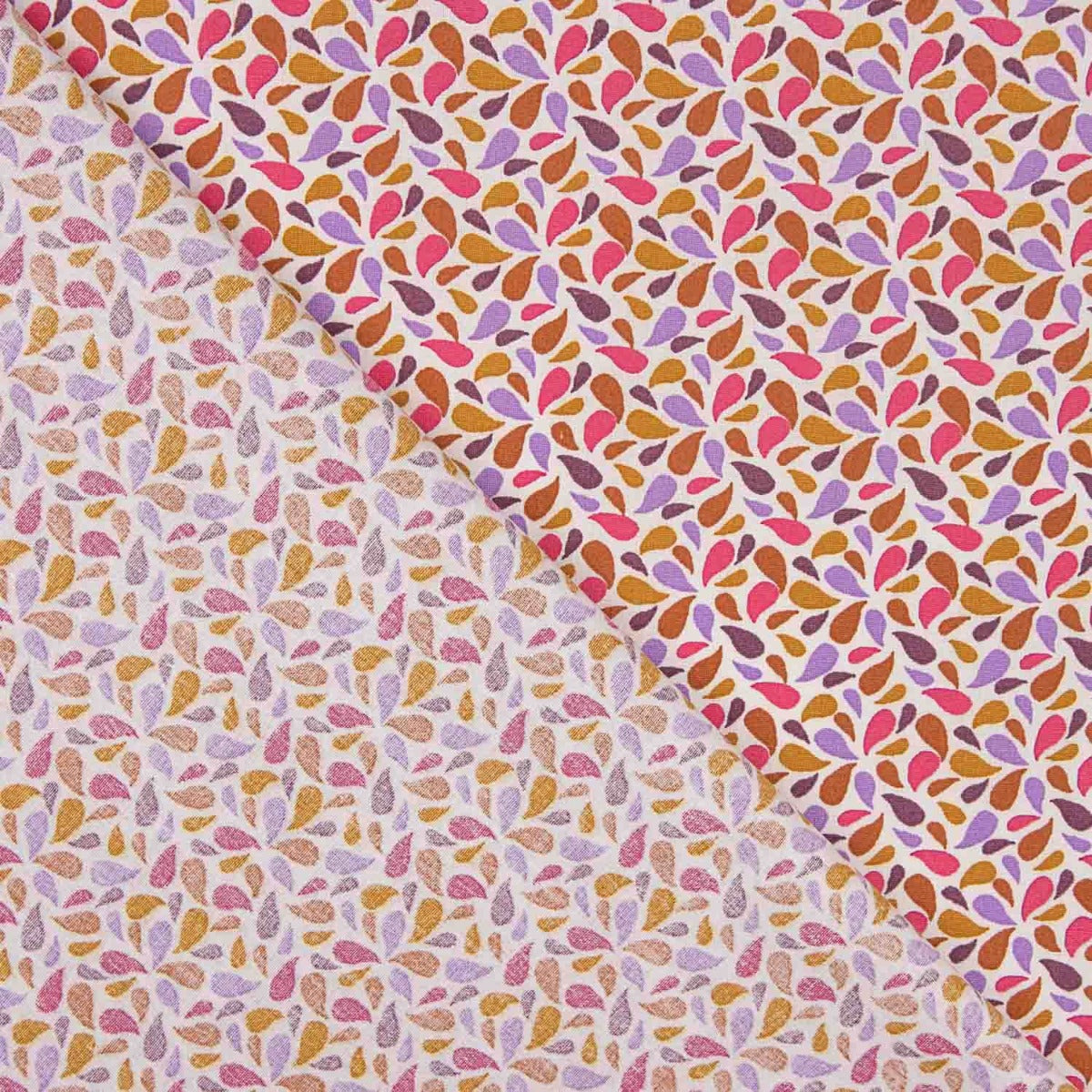 Algodão Percal Pétalas Caramelo - Ribes y Casals