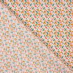 Algodão Percal Pétalas Rosa-Ocre - Ribes y Casals