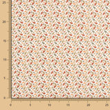 Algodão Percal Pétalas Rosa-Kaky - Ribes y Casals