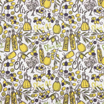 Popeline de algodão estampado com garrafas de azeite - Ribes y Casals