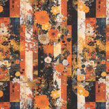 Popeline de algodão com estampado floral japonês - Ribes y Casals