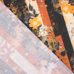 Popeline de algodão com estampado floral japonês - Ribes y Casals