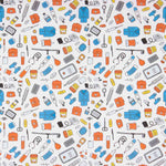 Popeline de algodão estampado Utensílios médicos - Ribes y Casals