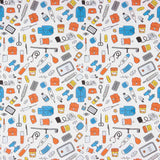 Popeline de algodão estampado Utensílios médicos - Ribes y Casals