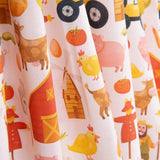 Popeline de algodão estampado Granja Infantil - Ribes y Casals