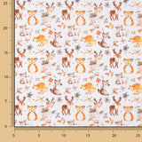 Popelina de Algodão Estampada Floresta Encantada - Ribes y Casals