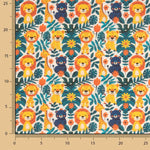 Popelina de Algodão Estampada Safari Infantil - Ribes y Casals