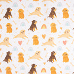 Popelina de Algodão Estampada Cãezinhos Infantil - Ribes y Casals