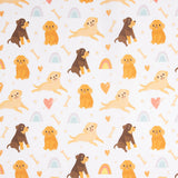 Popelina de Algodão Estampada Cãezinhos Infantil - Ribes y Casals