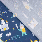 Popelim Algodão Cavaleiros e Dragões - Ribes y Casals