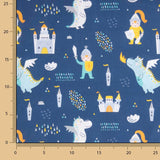 Popelim Algodão Cavaleiros e Dragões - Ribes y Casals