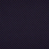 Popelina Fina Camisa Azul-marinho Bolinhas Vermelhas - Ribes y Casals