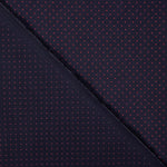 Popelina Fina Camisa Azul-marinho Bolinhas Vermelhas - Ribes y Casals