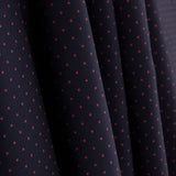 Popelina Fina Camisa Azul-marinho Bolinhas Vermelhas - Ribes y Casals