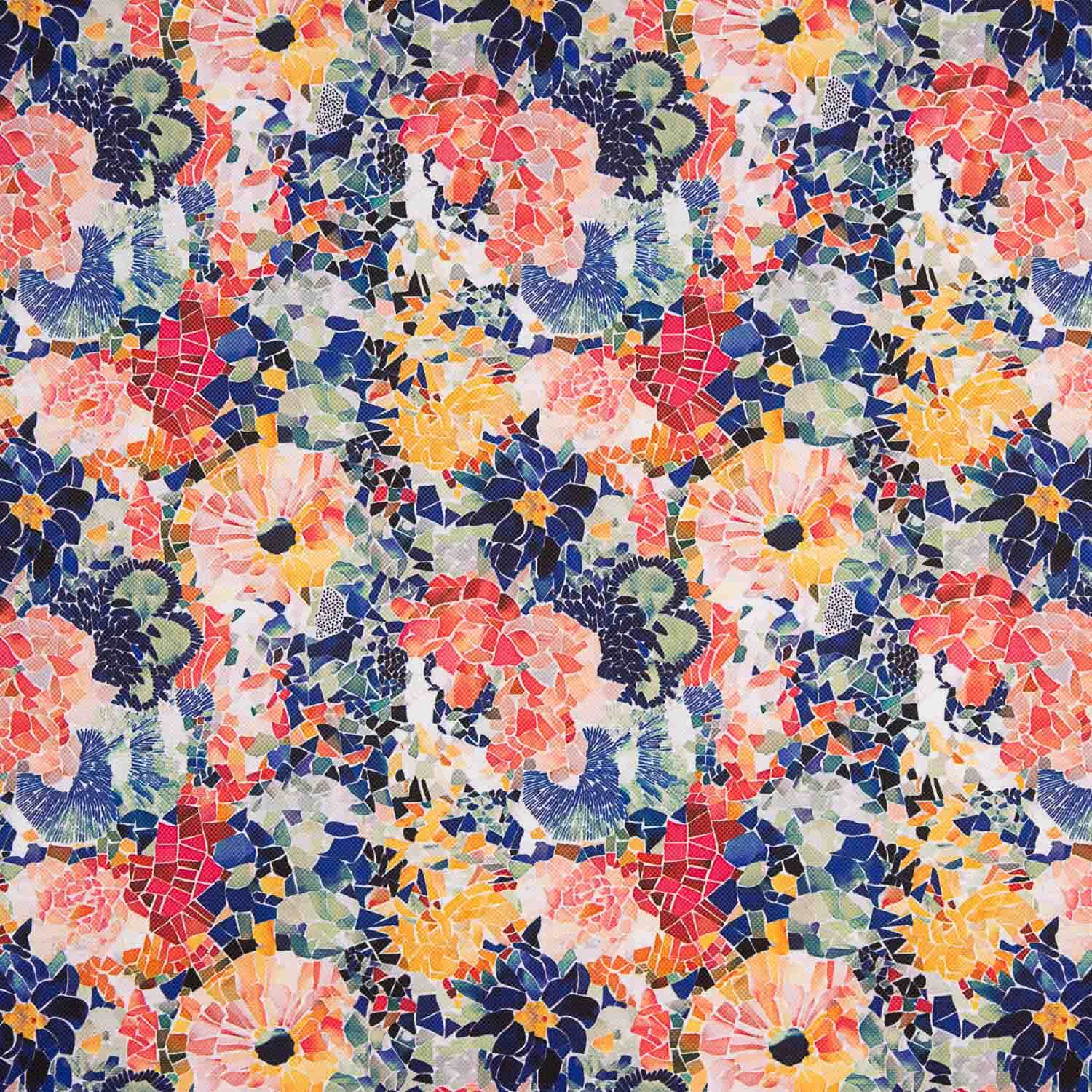 Mosaico Floral Resinado e Repelente de Água - Ribes y Casals