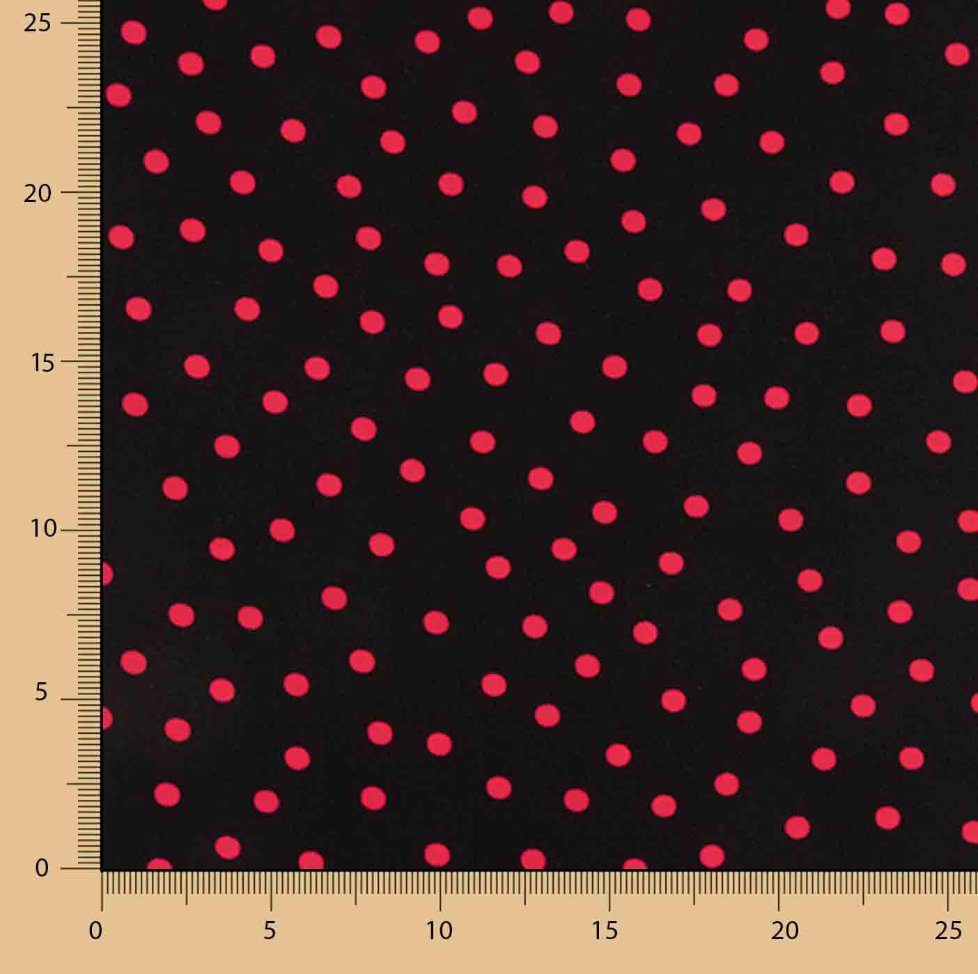 Koshibo Lunares 7 mm Preto-Vermelho - Ribes y Casals