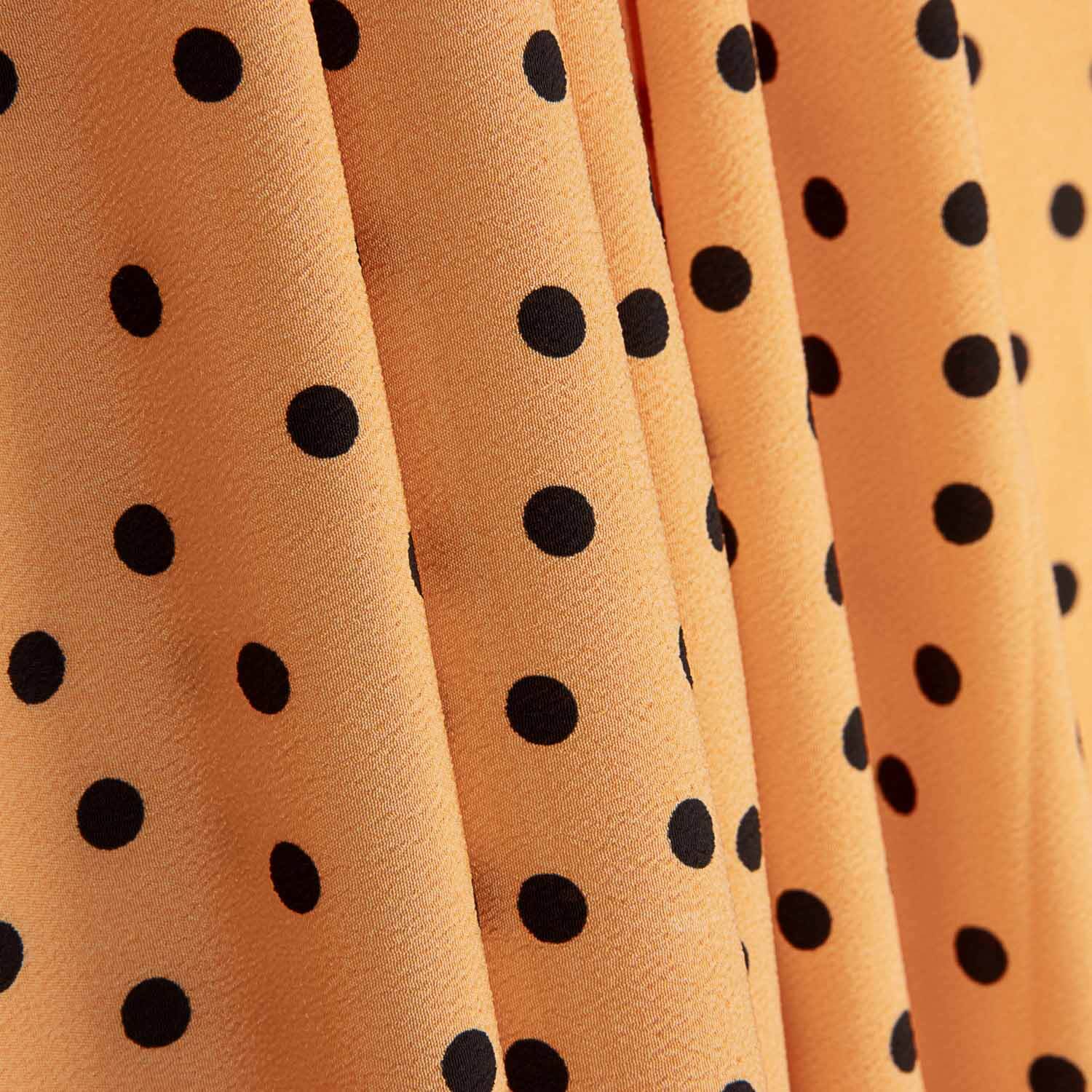 Koshibo Bolinhas 7 mm Papaya / Preto - Ribes y Casals