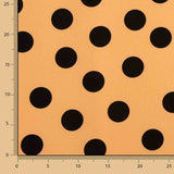 Koshibo Bolinhas 33 mm Papaya / Preto - Ribes y Casals