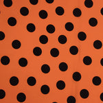 Koshibo Bolinhas 33 mm Laranja Queimado / Preto - Ribes y Casals