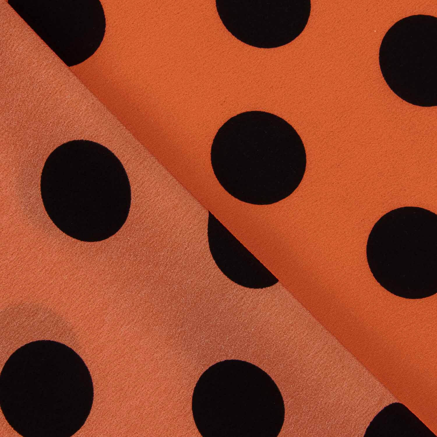 Koshibo Bolinhas 33 mm Laranja Queimado / Preto - Ribes y Casals