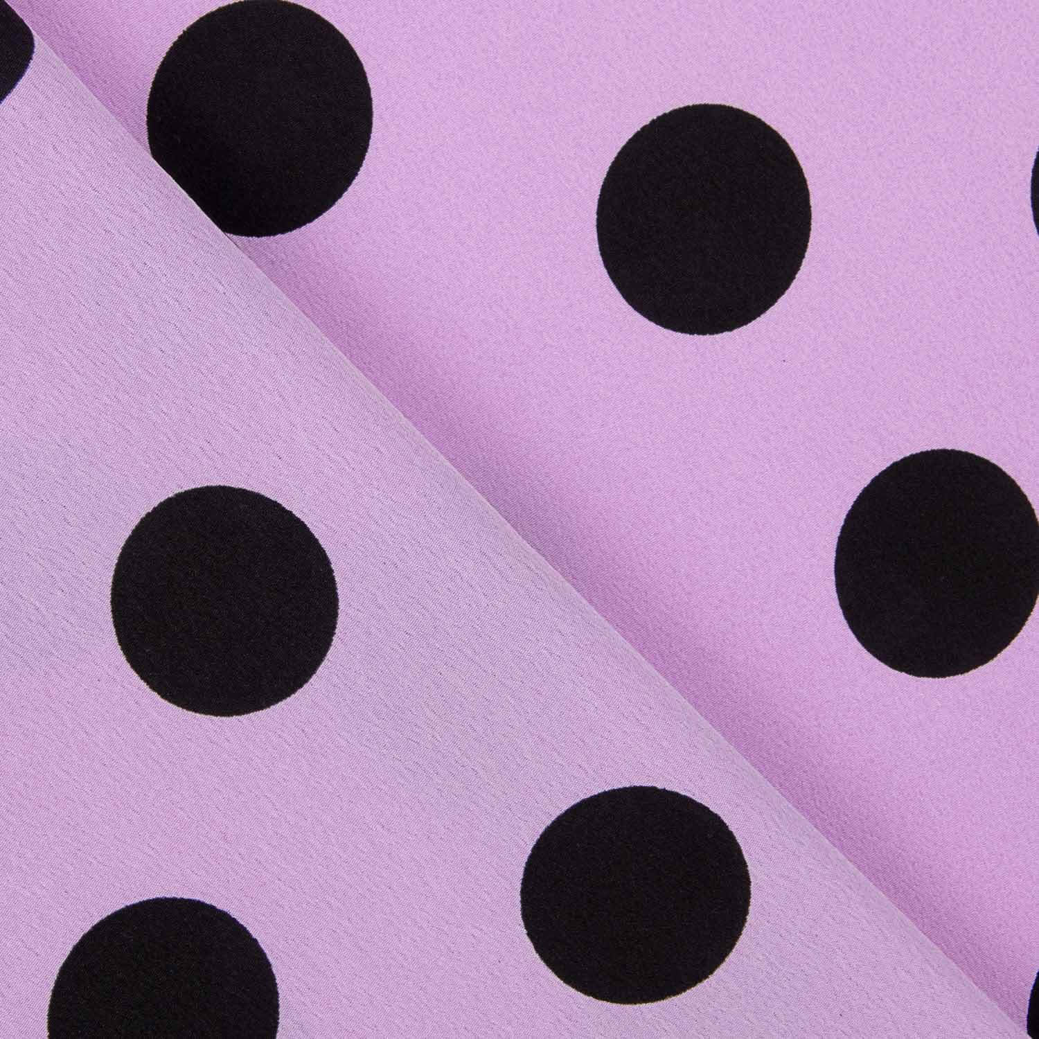 Koshibo Bolinhas 33 mm Malva / Preto - Ribes y Casals